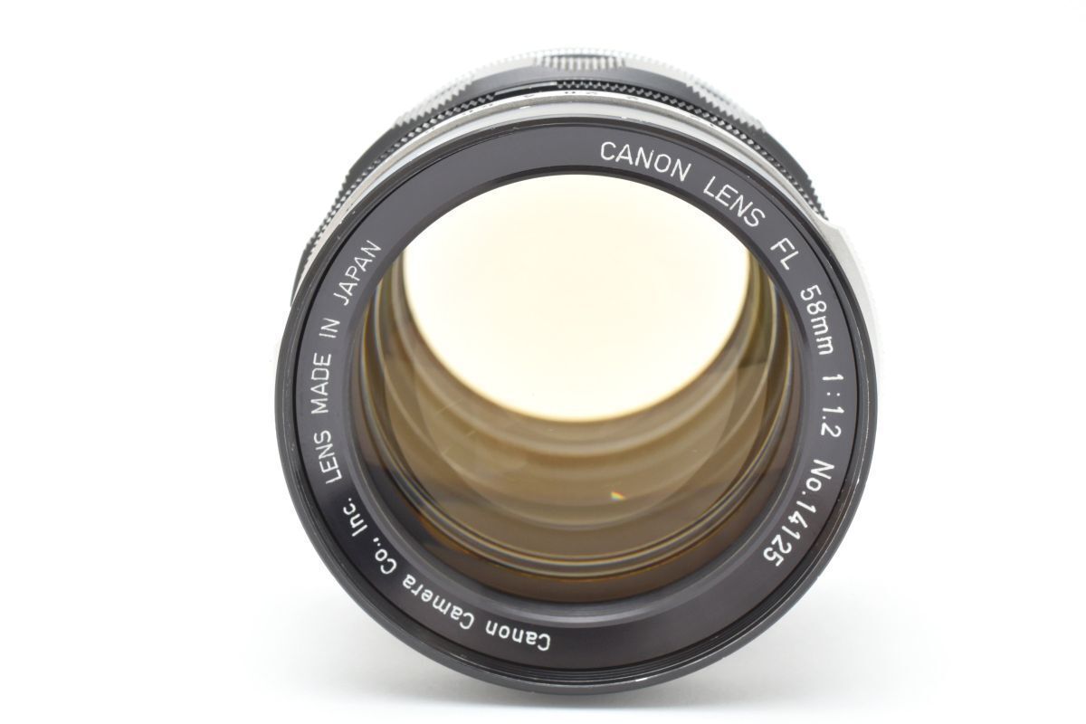 光学 上品 Canon FL 58mm F1.2 YM4480 89