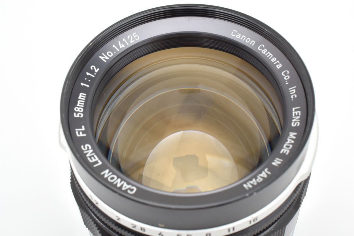 光学極上品 Canon FL 58mm F1.2 YM4480#89 - メルカリ
