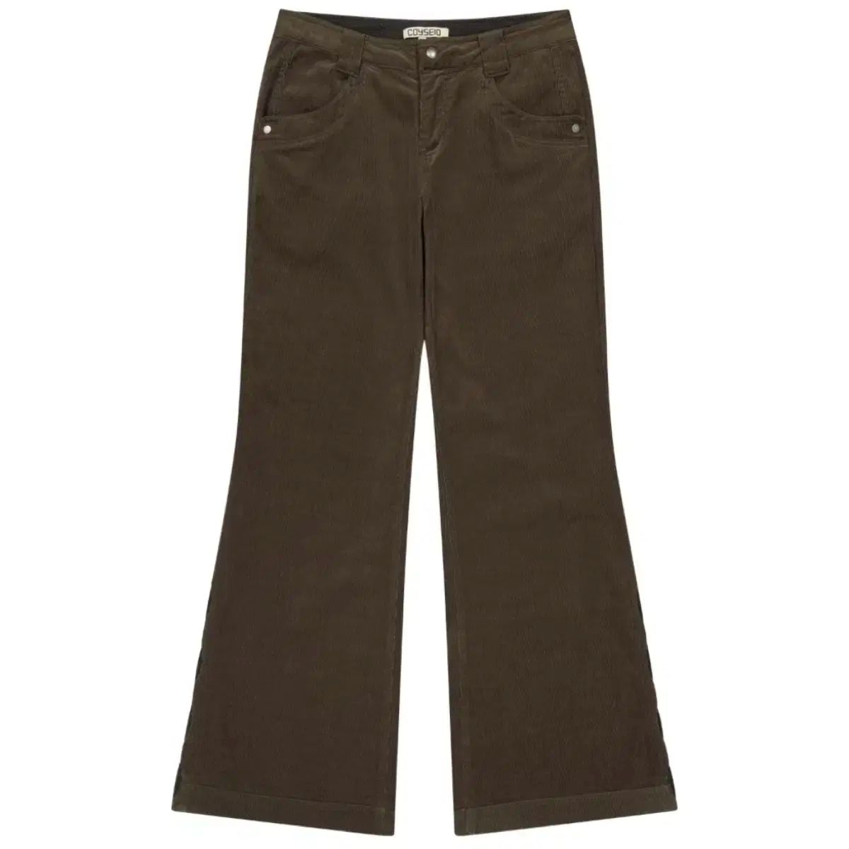 イッセイ リーフカット コーデュロイ ブーツカット パンツ