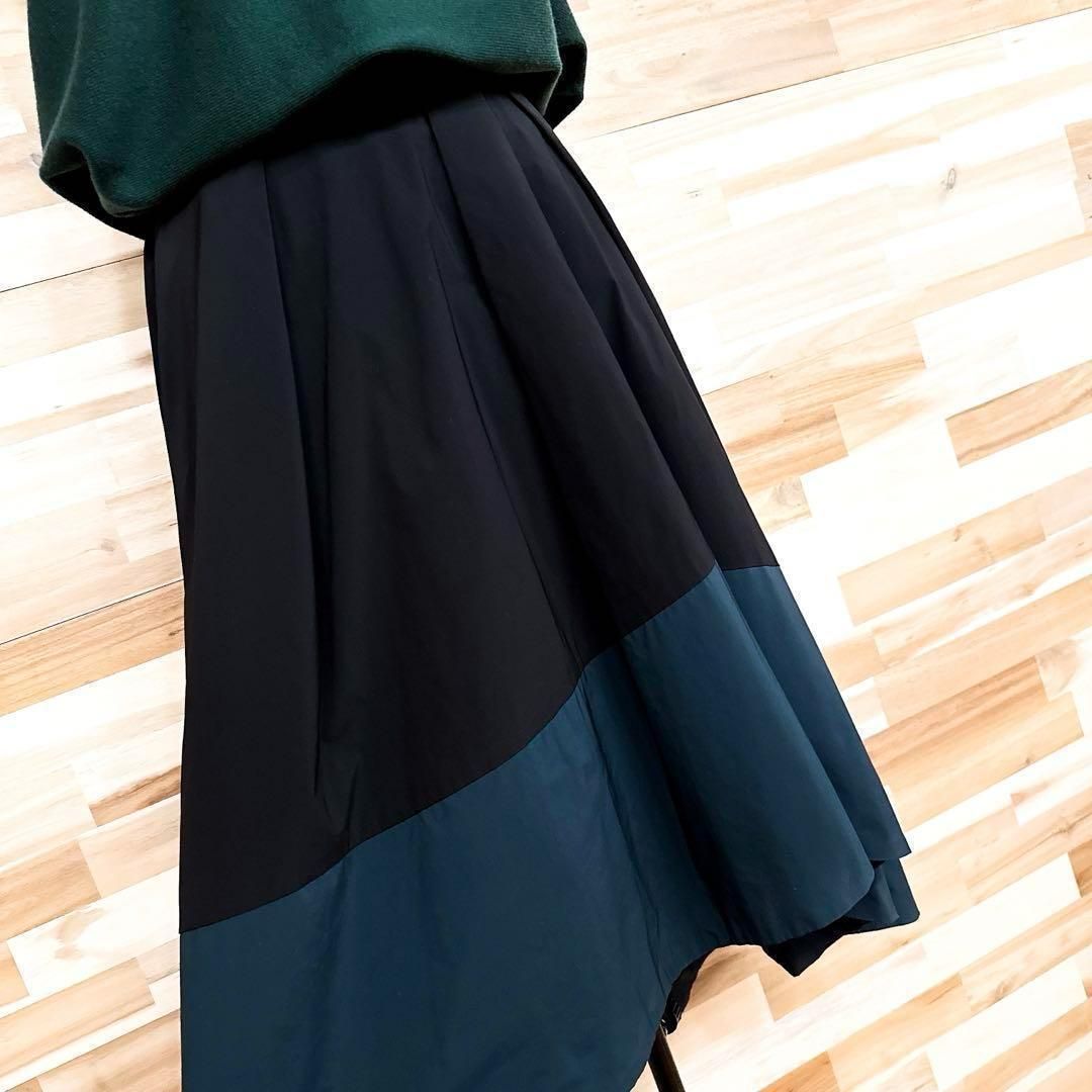 フレイアイディー アシンメトリー ニット ドッキング ロング ワンピースM相当 MERCADOAVALIA_COM_BR