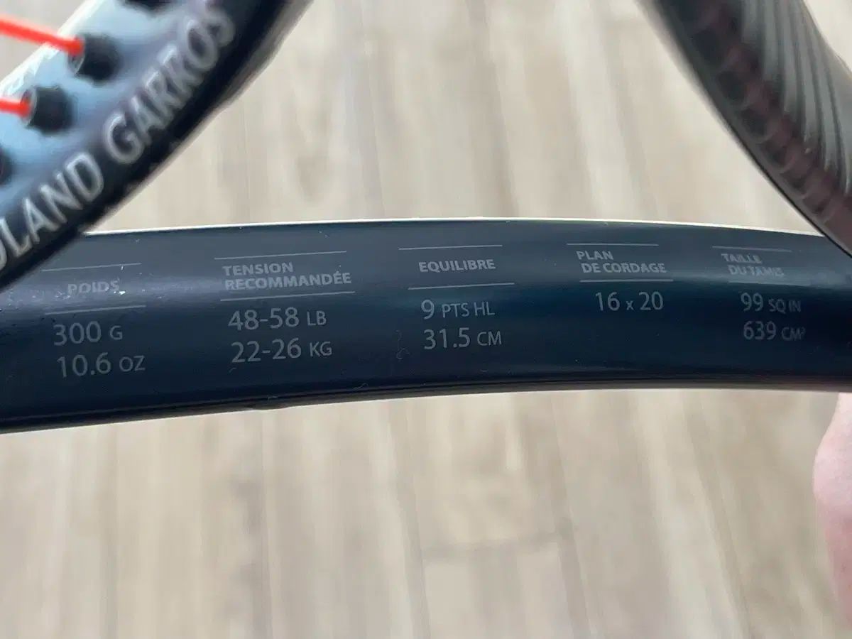 ローランギャロス テニスラケット