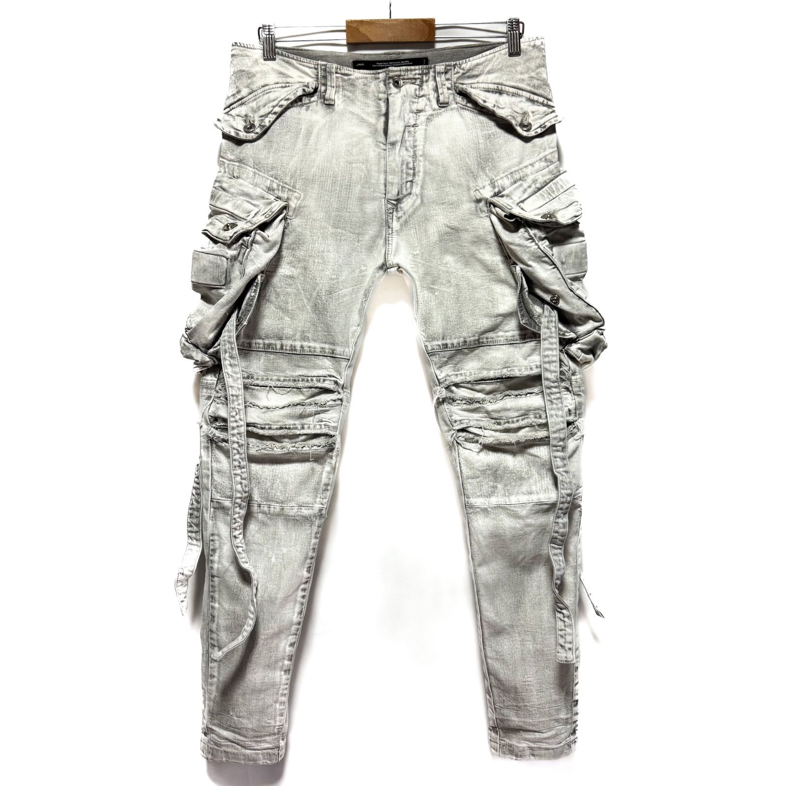 ユリウス ガスマスク カーゴパンツ ダメージアリ ユリウス ガスマスク