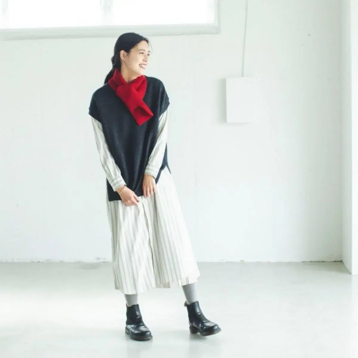 ネストローブ ラムウール マフラー