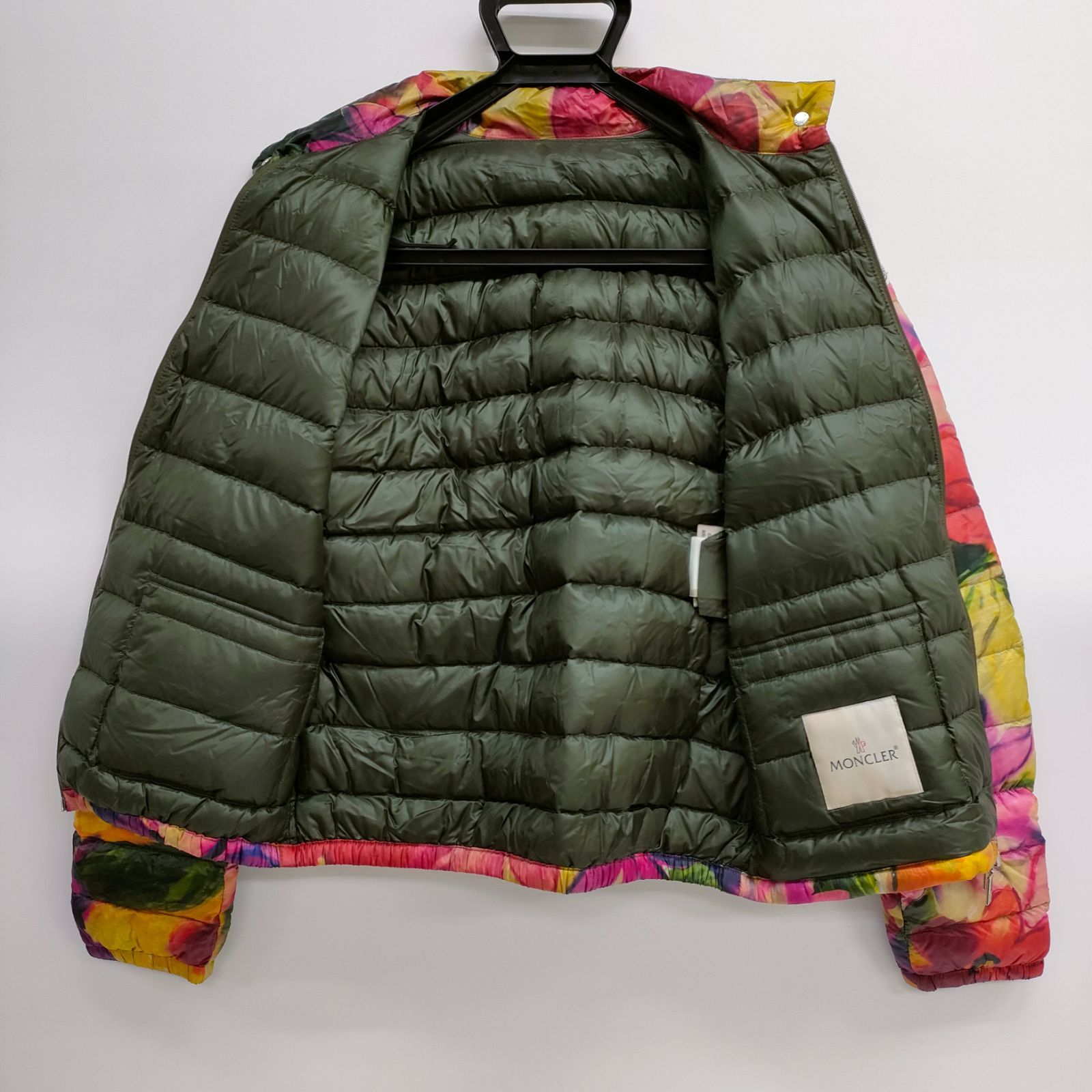 ◆極美品★LANS★軽量ダウン★花柄★サイズ1★レディース★モンクレール★ 極美品】モンクレール MONCLER ダウンジャケット LANS 花柄 サイズ1