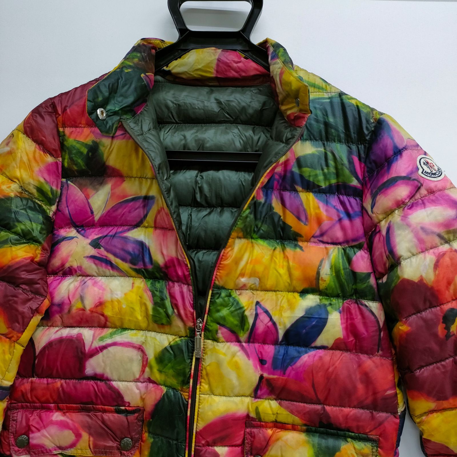 極美品】モンクレール MONCLER ダウンジャケット LANS 花柄 サイズ1