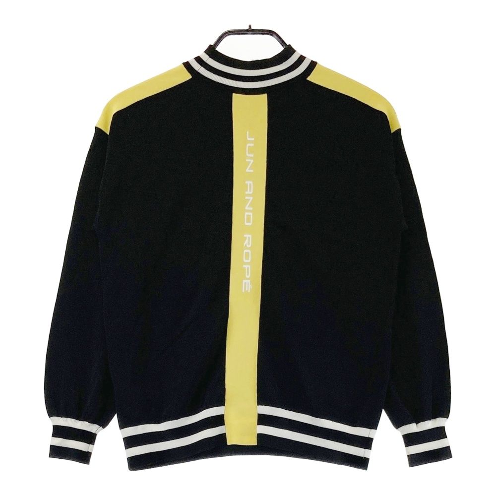 美品】JUN&ROPE ジュン アンド ロペ モックネック長袖ニットセーター