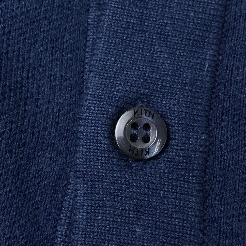 サイズ：XS KITH キス ×TAYLOR MADE ニット 半袖シャツ ネイビー系