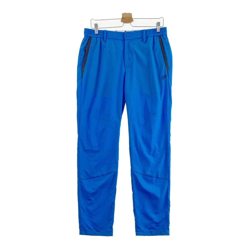 サイズ 5 MASTER BUNNY EDITION マスターバニーエディション ナイロン ストレッチパンツ ブルー系 240101560073 ゴルフウェア メンズ ストスト