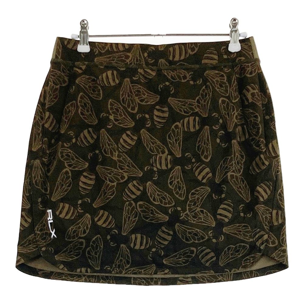 サイズ XS RLX ラルフローレン インナー付 ストレッチスカート 総柄 カーキ系 240101561012 ゴルフウェア レディース ストスト