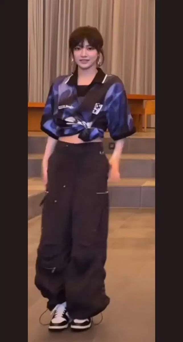  宮尾家 元ニンニン NINGNING 着用 NACHE ナチェ PUCKERING cargo ジョガーパンツ スウェットパンツ パンツ