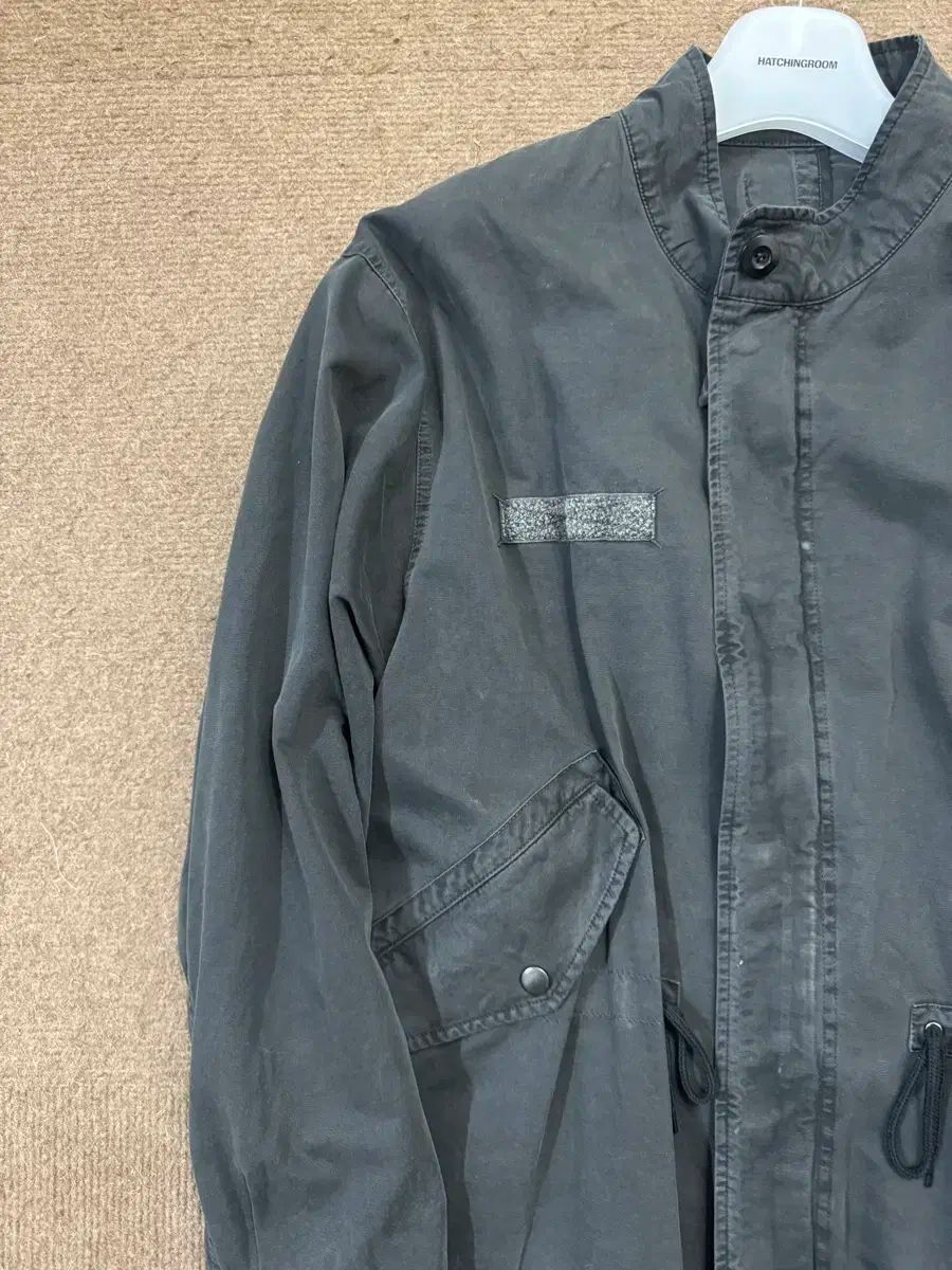 Hatchingroom ウール パーカ ダイド グレー 3サイズ