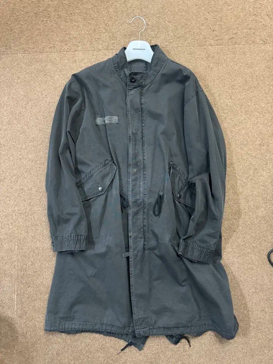 Hatchingroom ウール パーカ ダイド グレー 3サイズ