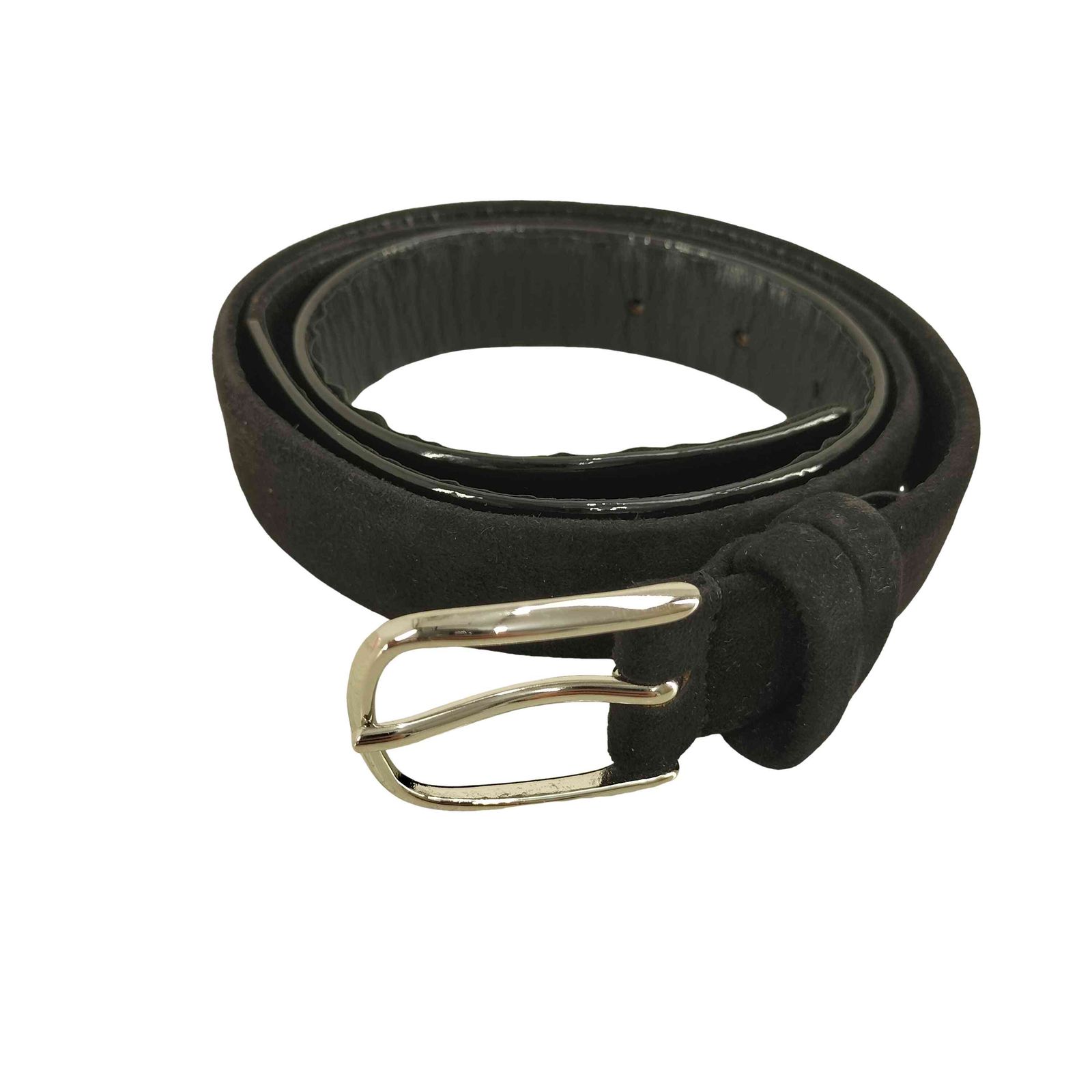 トリココムデギャルソン tricot COMME des GARCONS エナメル スエード ベルト レディース 表記無