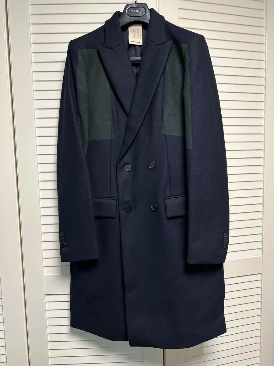 ダブルコート ネイビー
