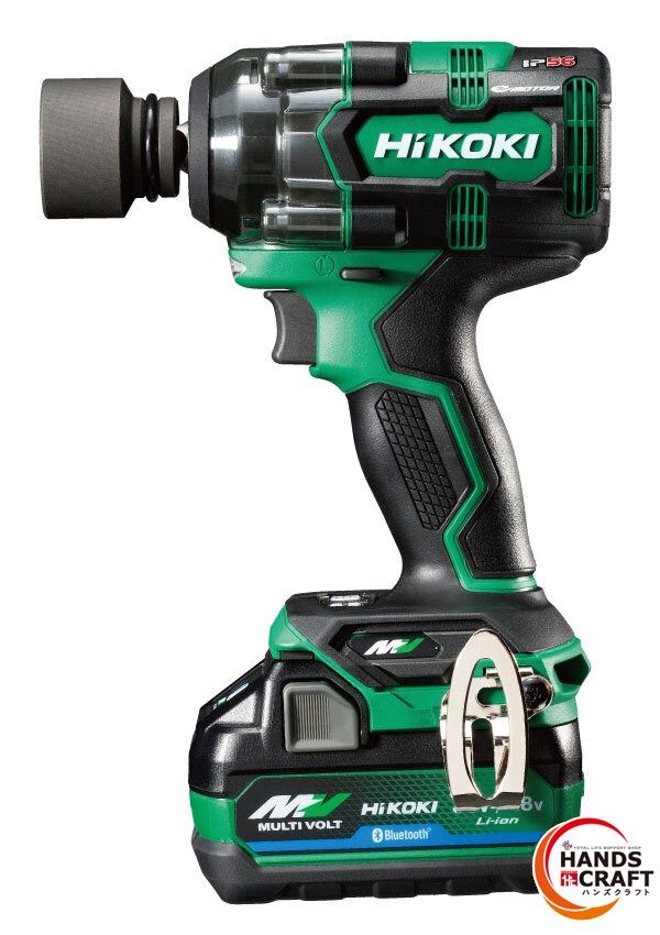 ハイコーキ HIKOKI 12.7mmコードレスインパクトレンチ WR36DH 2XPSZ 36V バッテリー2個 充電器付 純正 ソケット別売