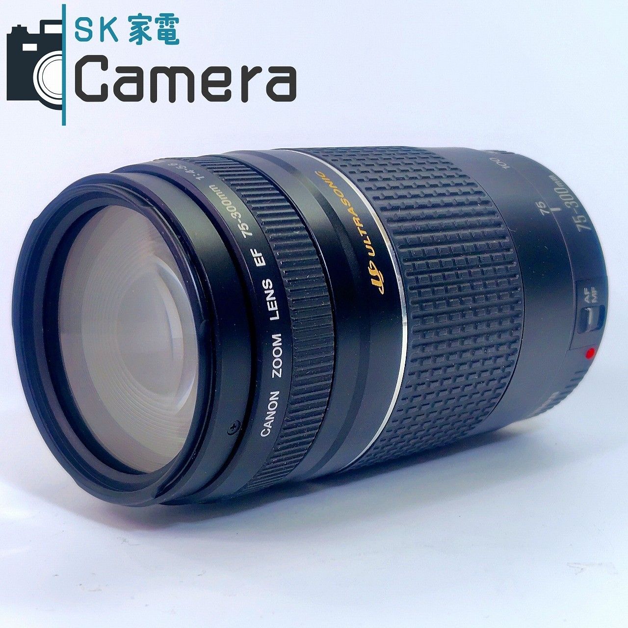 Canon EF 75-300mm F4-5.6 III USM キャノン キャップ フィルター 付
