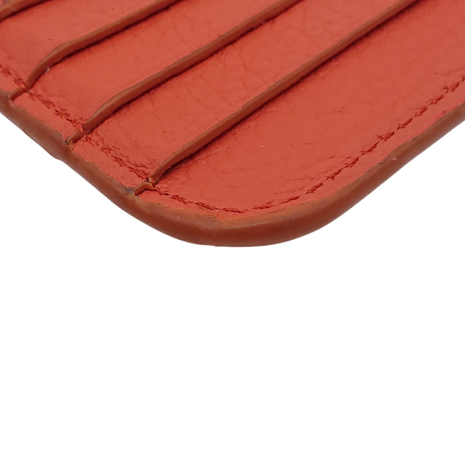  Chloe クロエ アルファベット スモールパース フラグメントケース オレンジ カーフスキン き フラグメントケース 小物