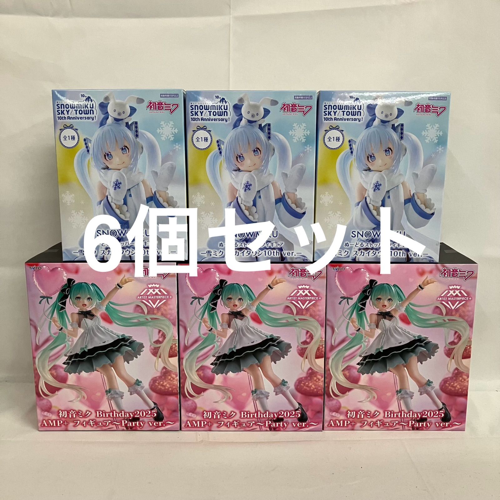 未開封　初音ミク　フィギュアセット 未開封 初音ミク 雪ミク フィギュア 6個セット SFJ310 c107 - メルカリ