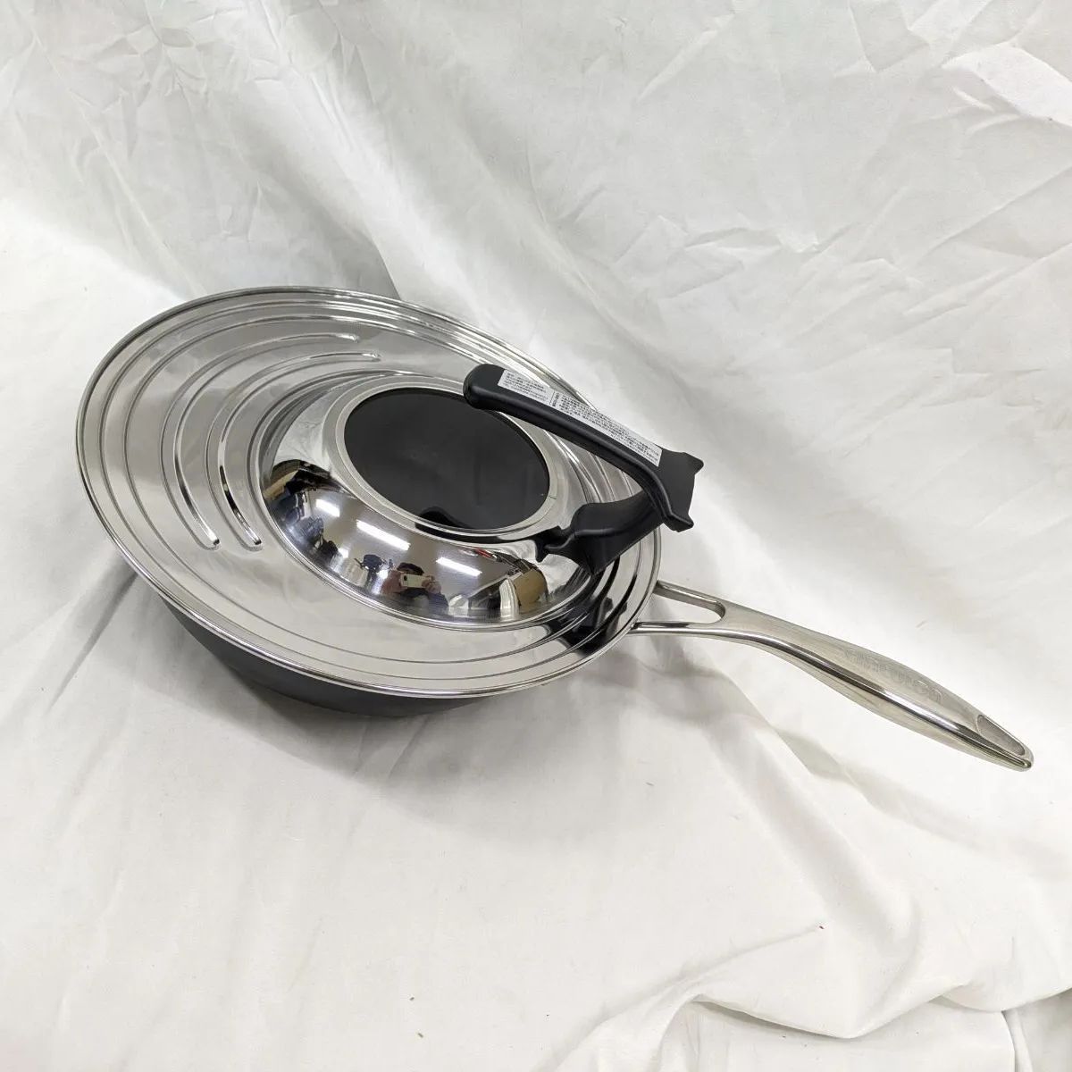 マイヤー サーキュロン ディープパン Q20T 24cm 下村企画 フリーサイズ フライパンカバー