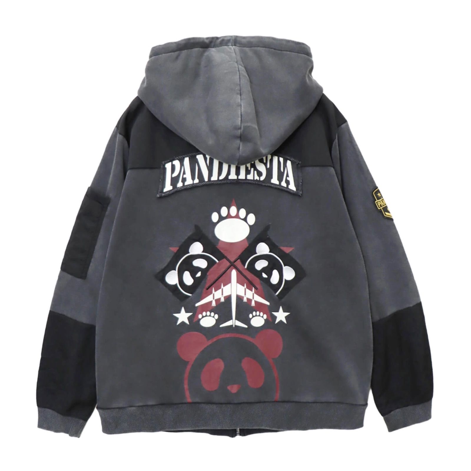 PANDIESTA/パンディエスタ】エアフォースパンダ切替フルZIPパーカー