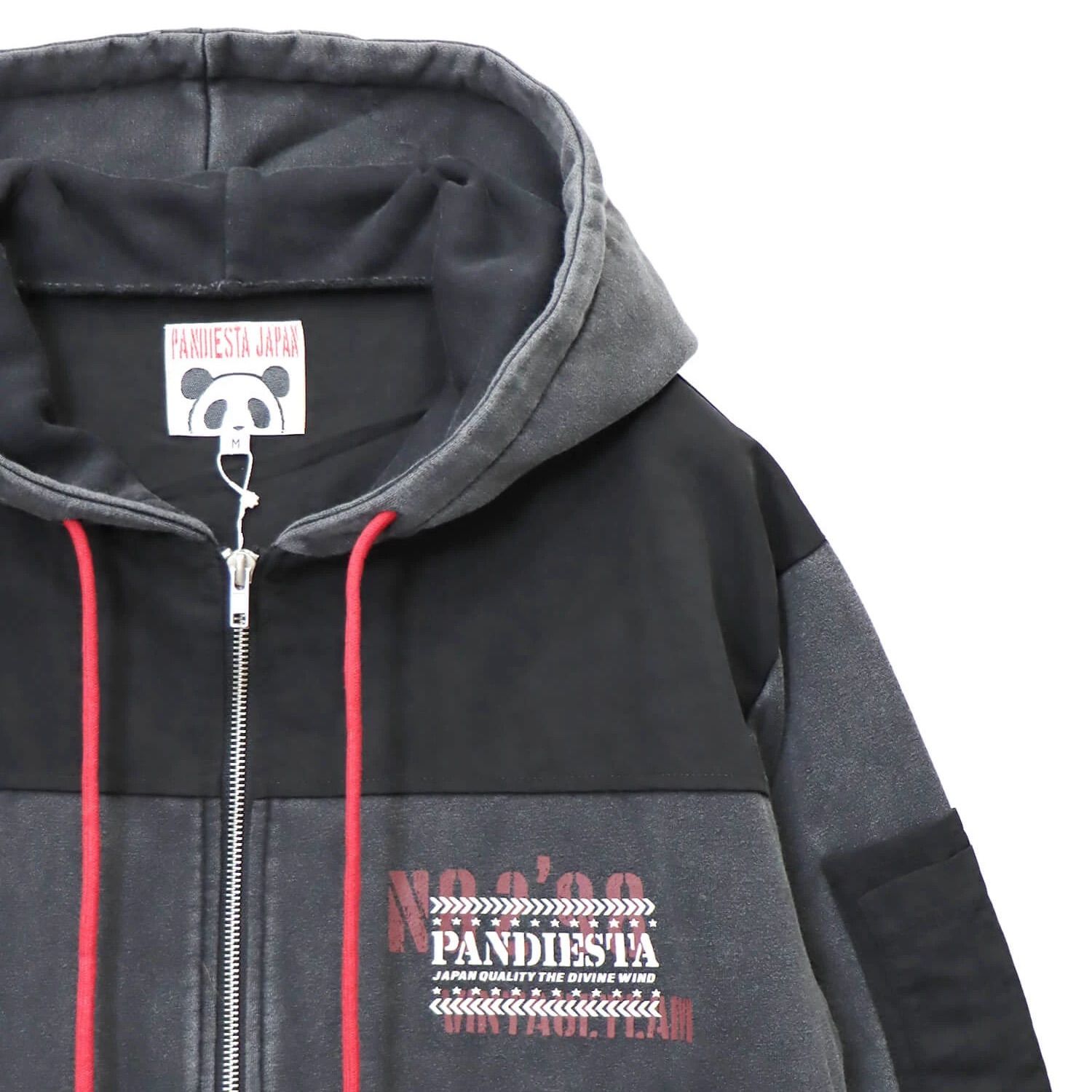 PANDIESTA/パンディエスタ】エアフォースパンダ切替フルZIPパーカー