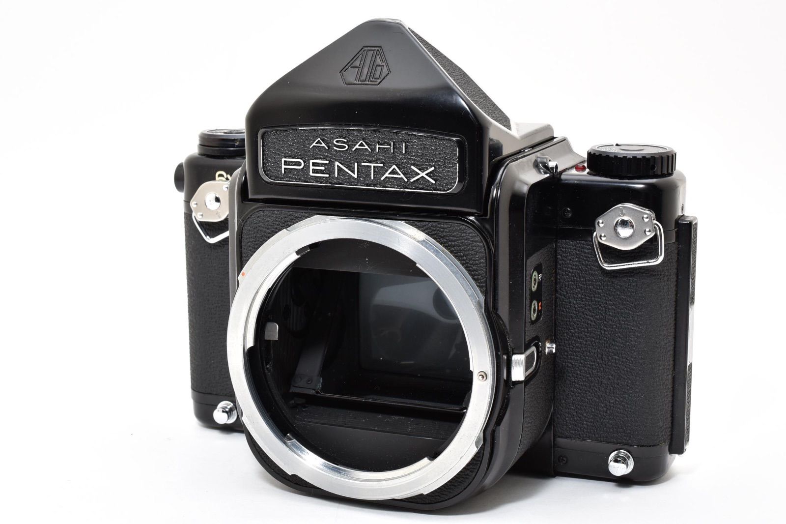 完動 ペンタックス Pentax 6x7 67 アイレベル 中判 フィルムカメラ ボディ ボデー ラグ付 動作 済 バケペン 2711