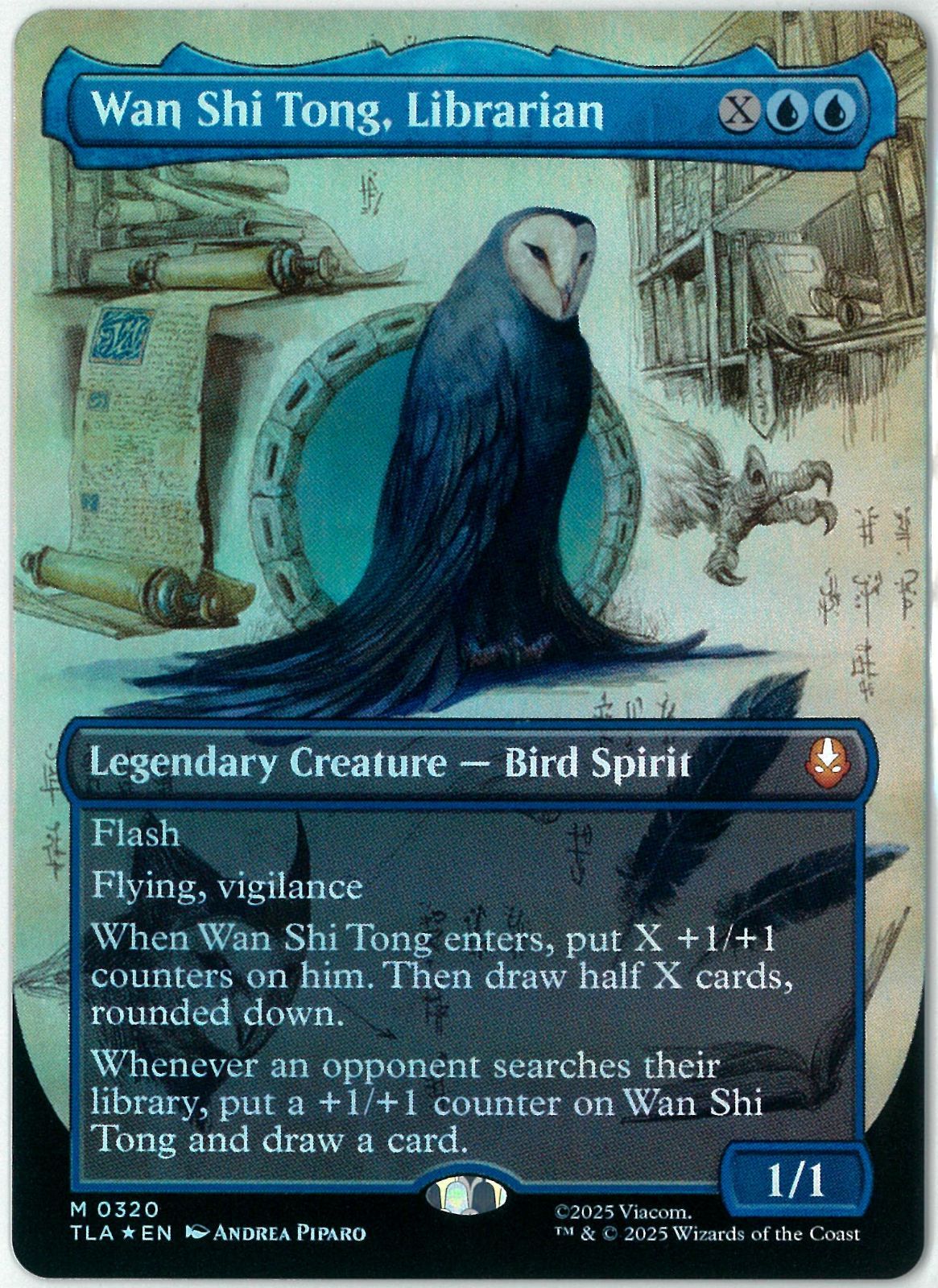 FOIL/MTG/英語版/司書、ワン・シー・トン/Wan Shi Tong, Librarian