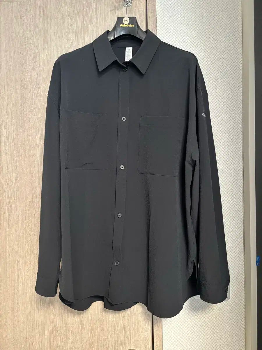 アロヨガ ドリーム ケープ ダウン シャツ ブラック