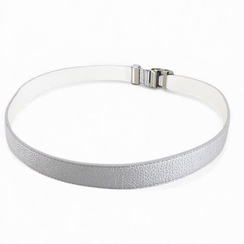  ヒールクリーク Heal Creek ゴルフウェア ガチァベルト 灰系 グレー ロゴ型押し バックル 小物 レディースウェア ゴルフ