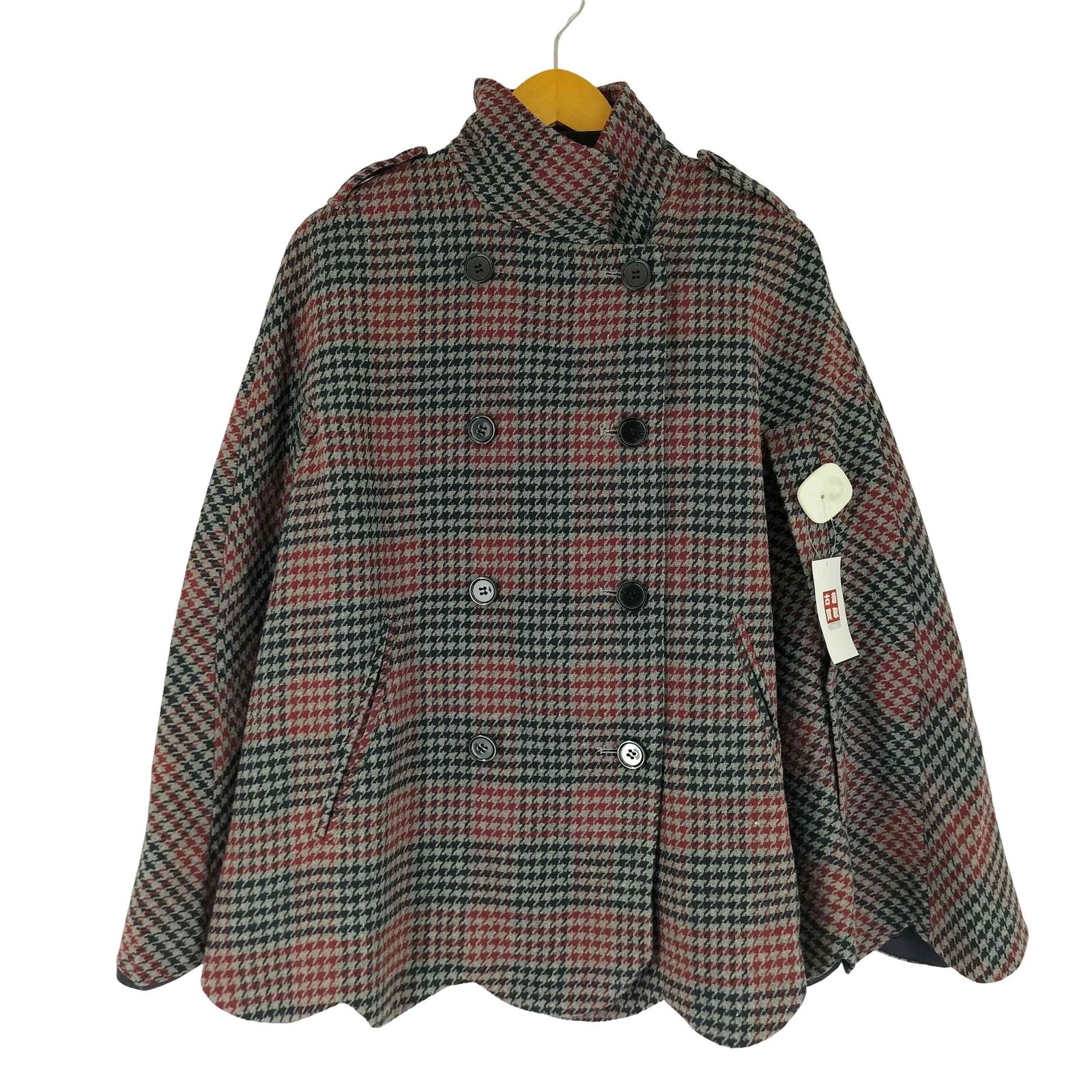 ユーズドフルギ USED古着 BIBIY MELINDA CHECK CAPE レディース FREE
