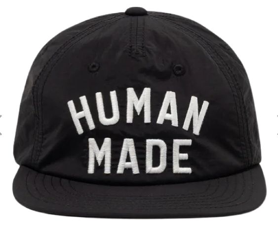 HUMAN MADE 5パネル ナイロンキャップ ブラック HM30GD070