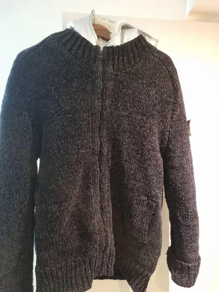 STONE ISLAND ストーンアイランド ニット ジップアップ カーディガン ブラック