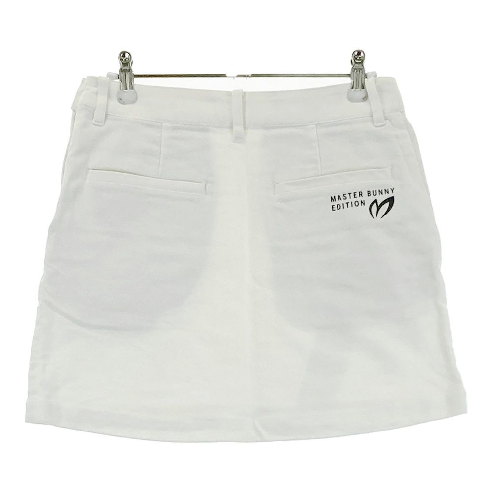 サイズ 0 MASTER BUNNY EDITION マスターバニーエディション ストレッチスカート ホワイト系 ゴルフウェア レディース ストスト
