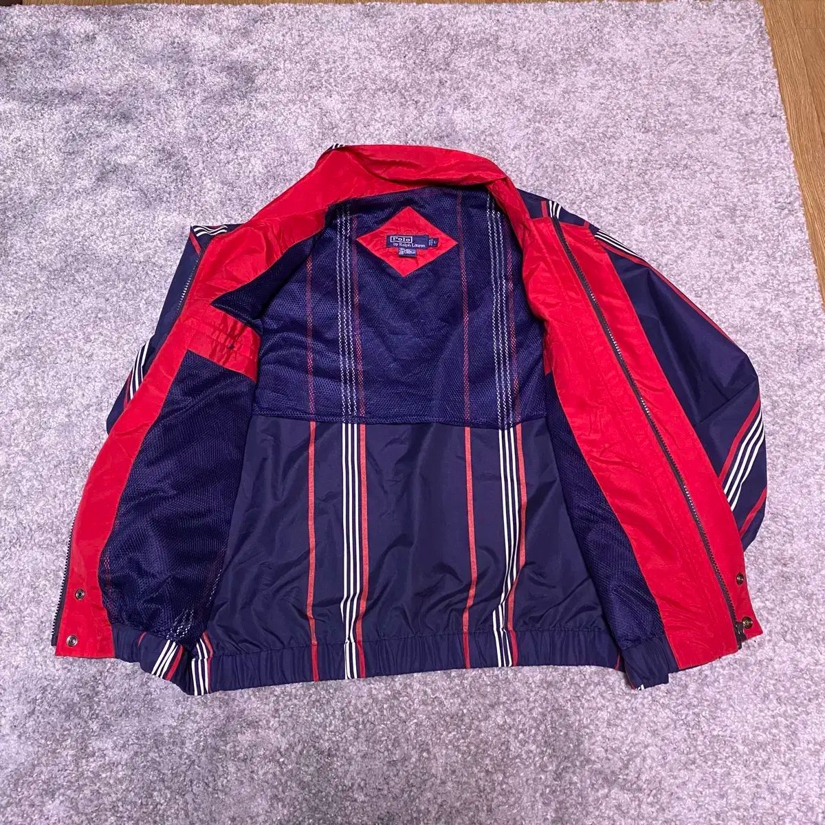 ポロラルフローレン メンズ セーリング ウィンドブレーカー ストライプ