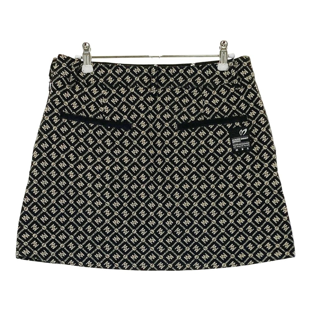 サイズ 1 MASTER BUNNY EDITION マスターバニーエディション スカート 総柄 ブラック系 ゴルフウェア レディース ストスト