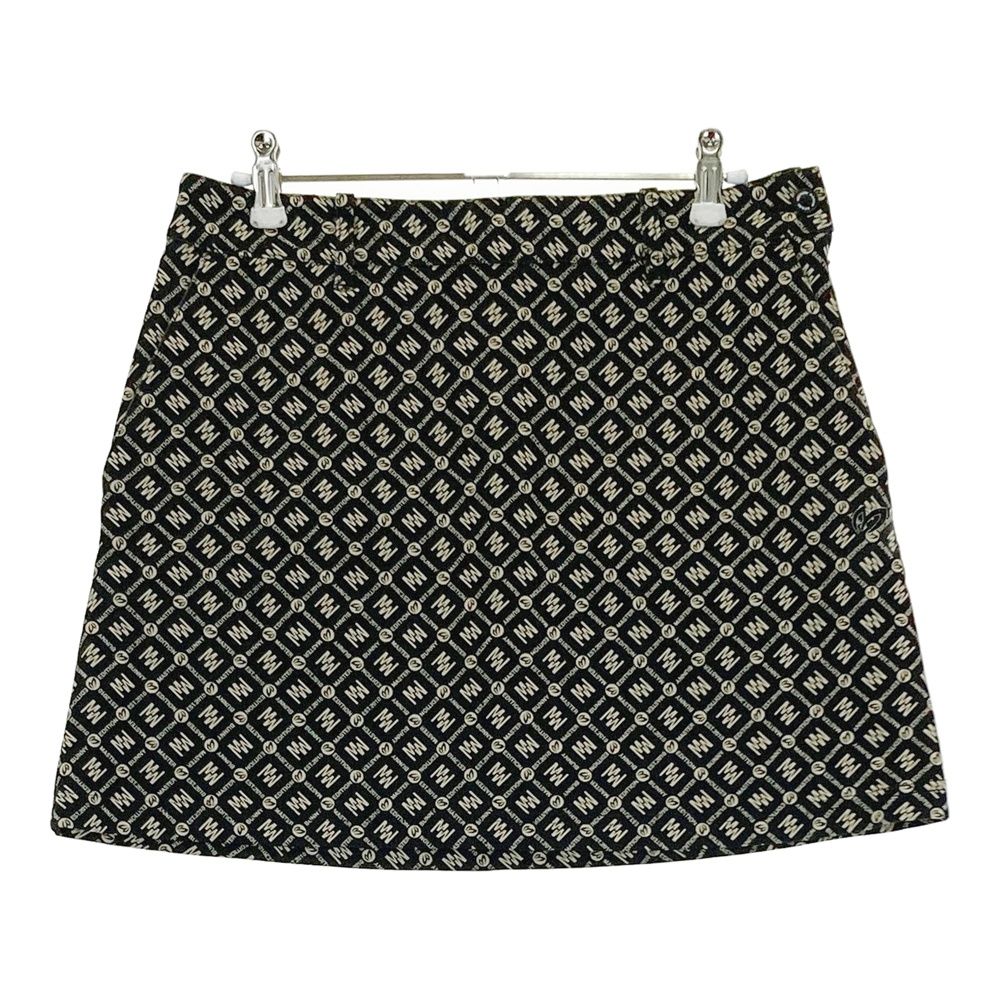 サイズ 1 MASTER BUNNY EDITION マスターバニーエディション スカート 総柄 ブラック系 240101562067 ゴルフウェア レディース ストスト