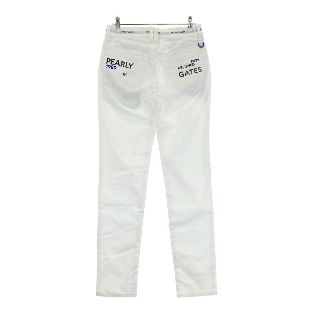 サイズ 00 PEARLY GATES パーリーゲイツ ストレッチパンツ ホワイト系 ゴルフウェア レディース ストスト