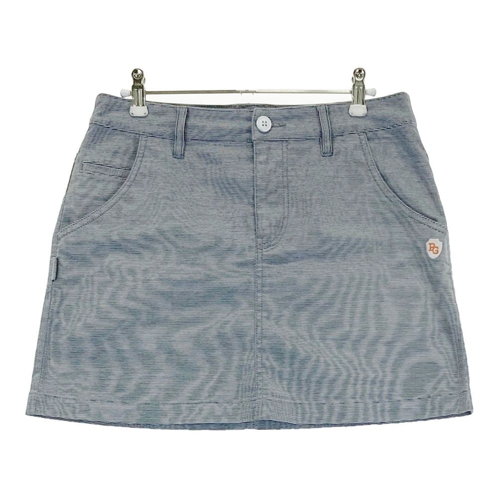サイズ 1 PEARLY GATES パーリーゲイツ ストレッチ スカート ボーダー柄 ネイビー系 240101562112 ゴルフウェア レディース ストスト