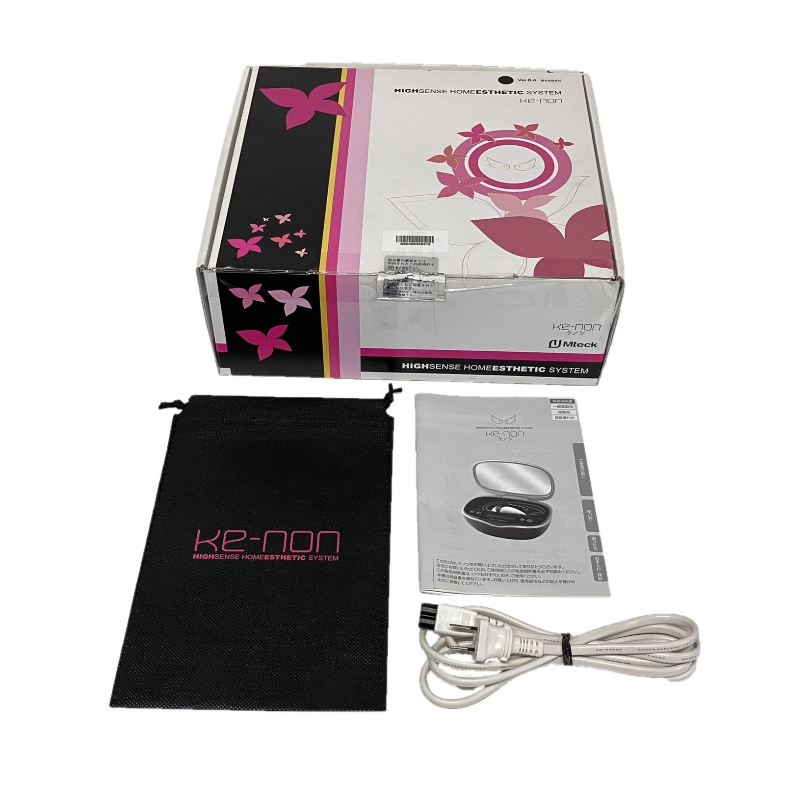 エムテック NIPL-2080 Ke-non V 8.4 J フラッシュ式 脱毛器 2020年製 ケノン 家庭用 美容 機器