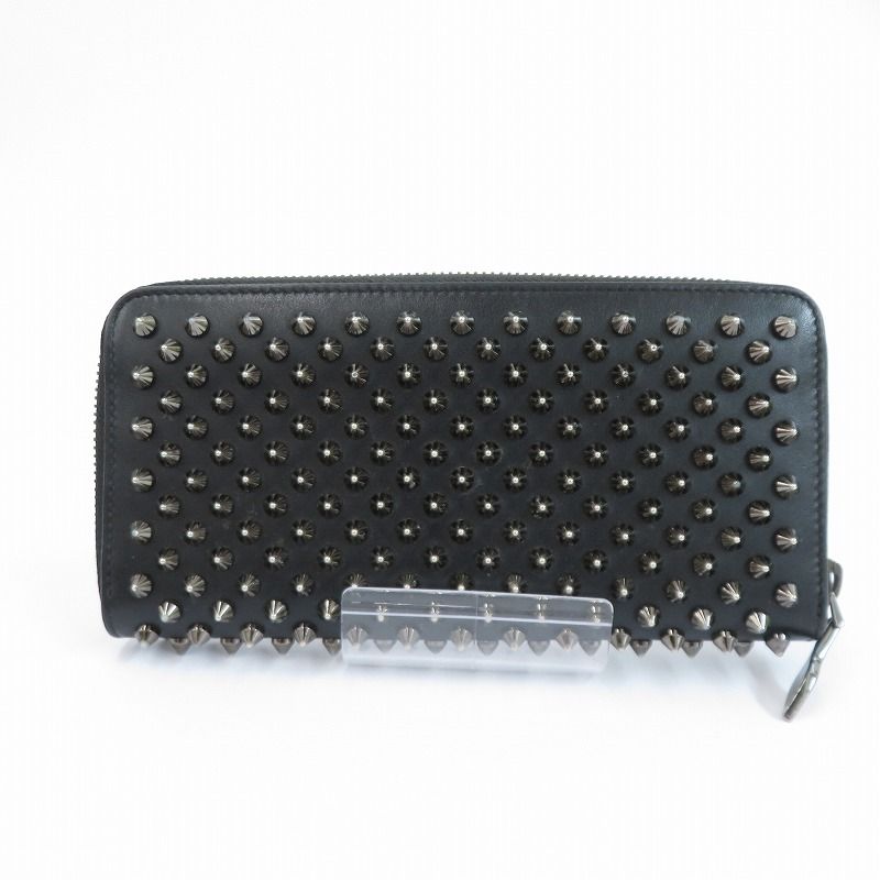 Christian Louboutin クリスチャンルブタン 長財布 パネトーネ スパイク スタッズ 1175099 ブラック 125