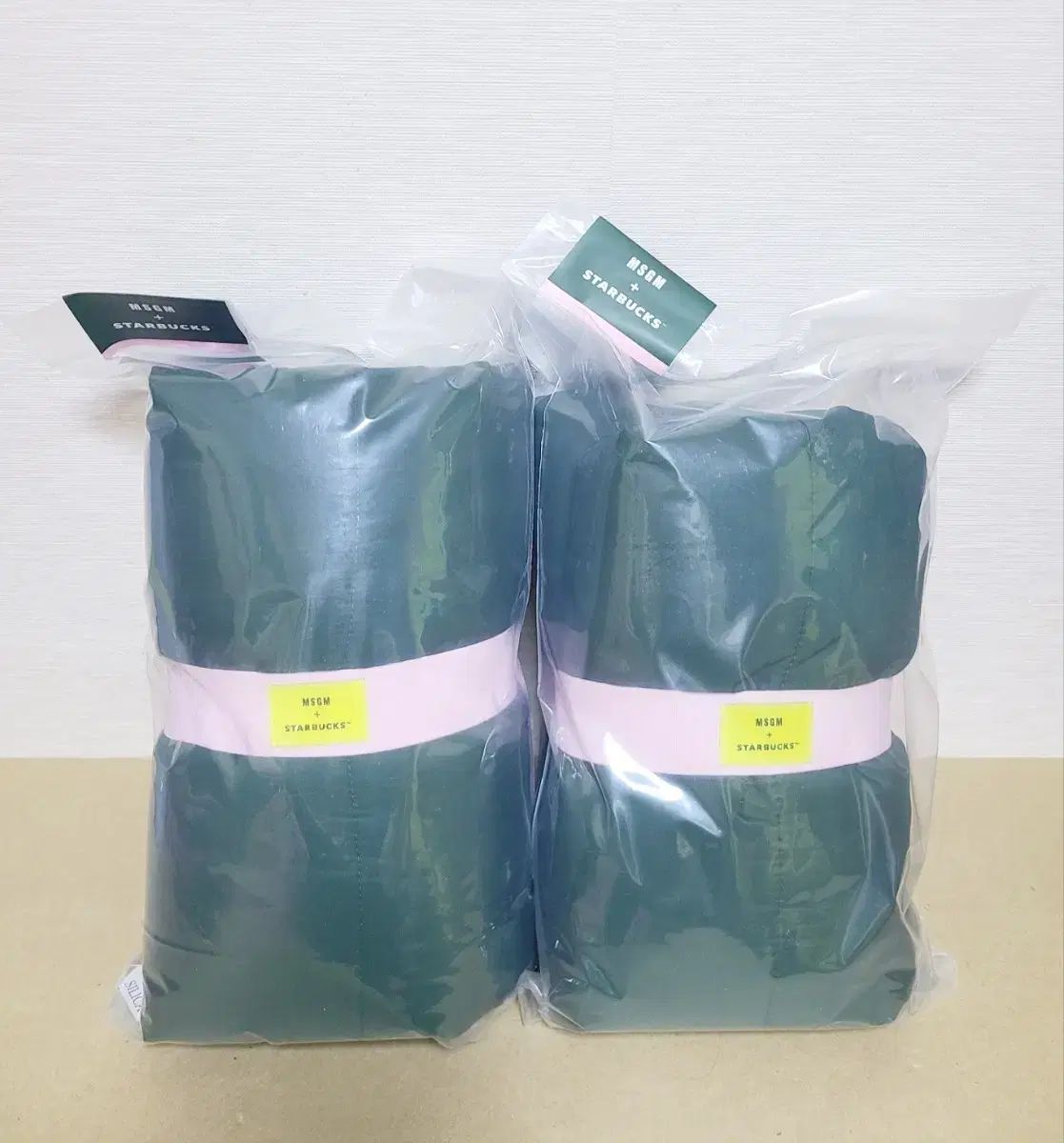スターバックス フリークエンシー ブランケット グッズ 完成品 グリーン 2個