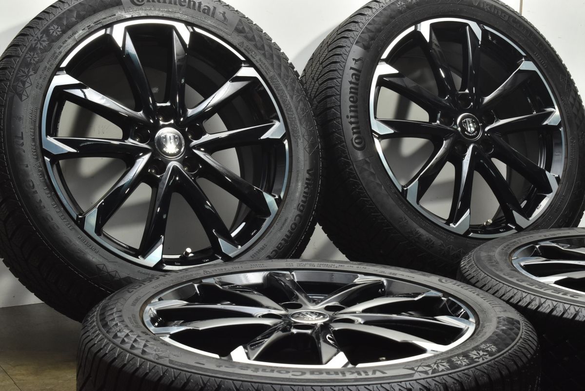 バリ溝 MZ GROW C 52 S 18 in 7 J 48 PCD 114 3 コンチネンタル バイキングコンタクト7 215 55 R エクストレイル CX 30 MX 可