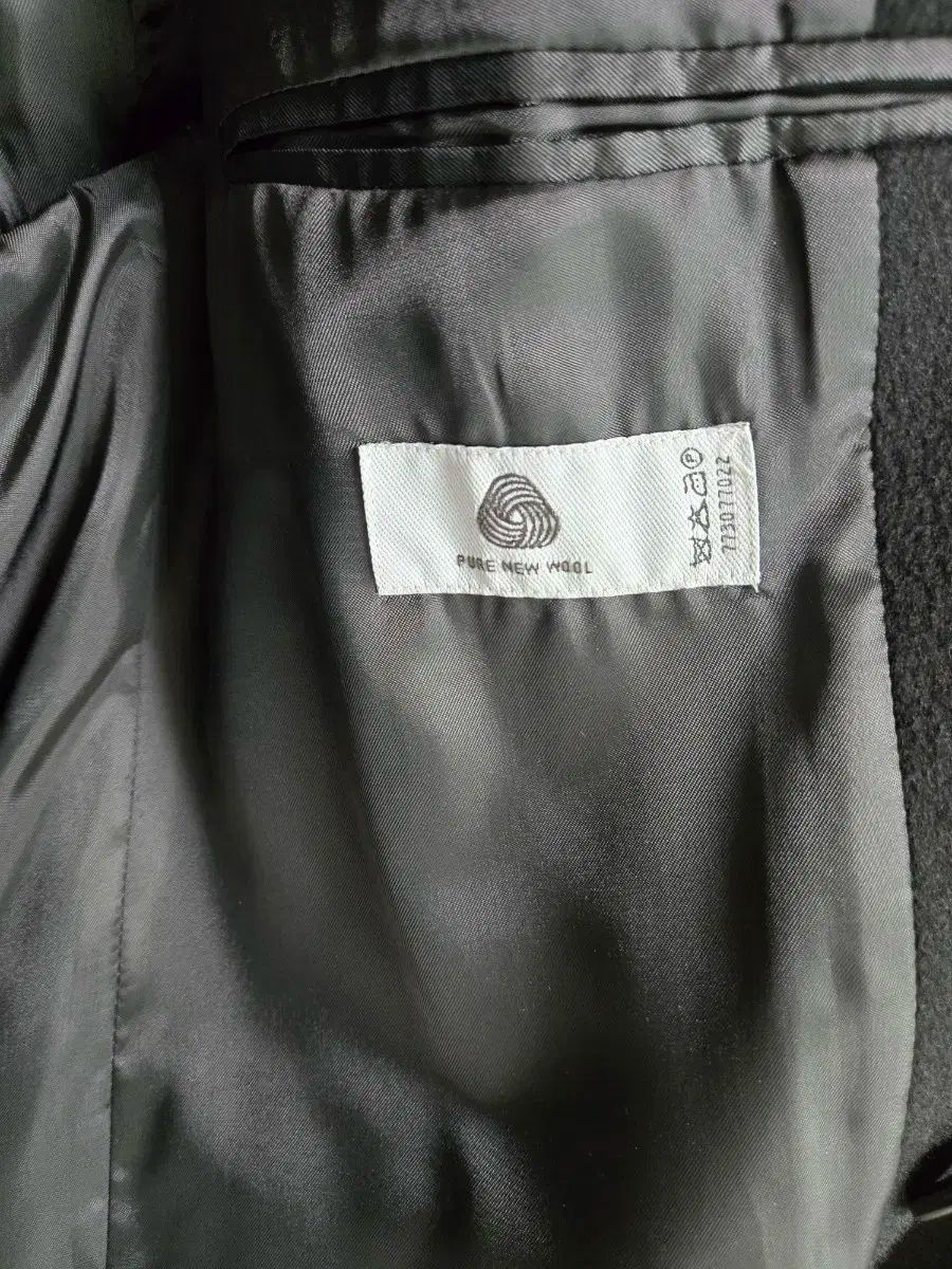 EQL ブラック ダブル ブレステッド ロング コート XL