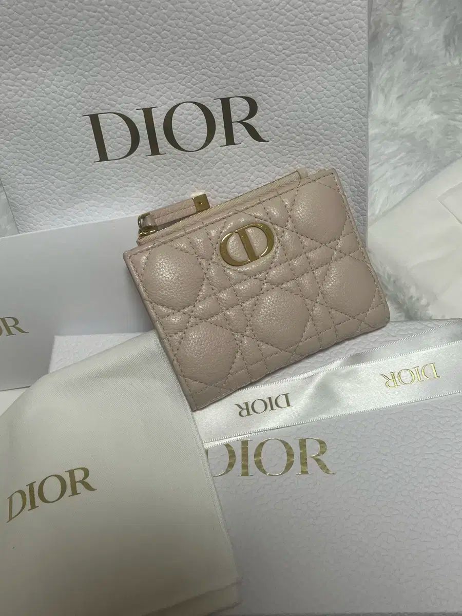 Dior ディオール Caro ダリア 財布 パウダーピンク