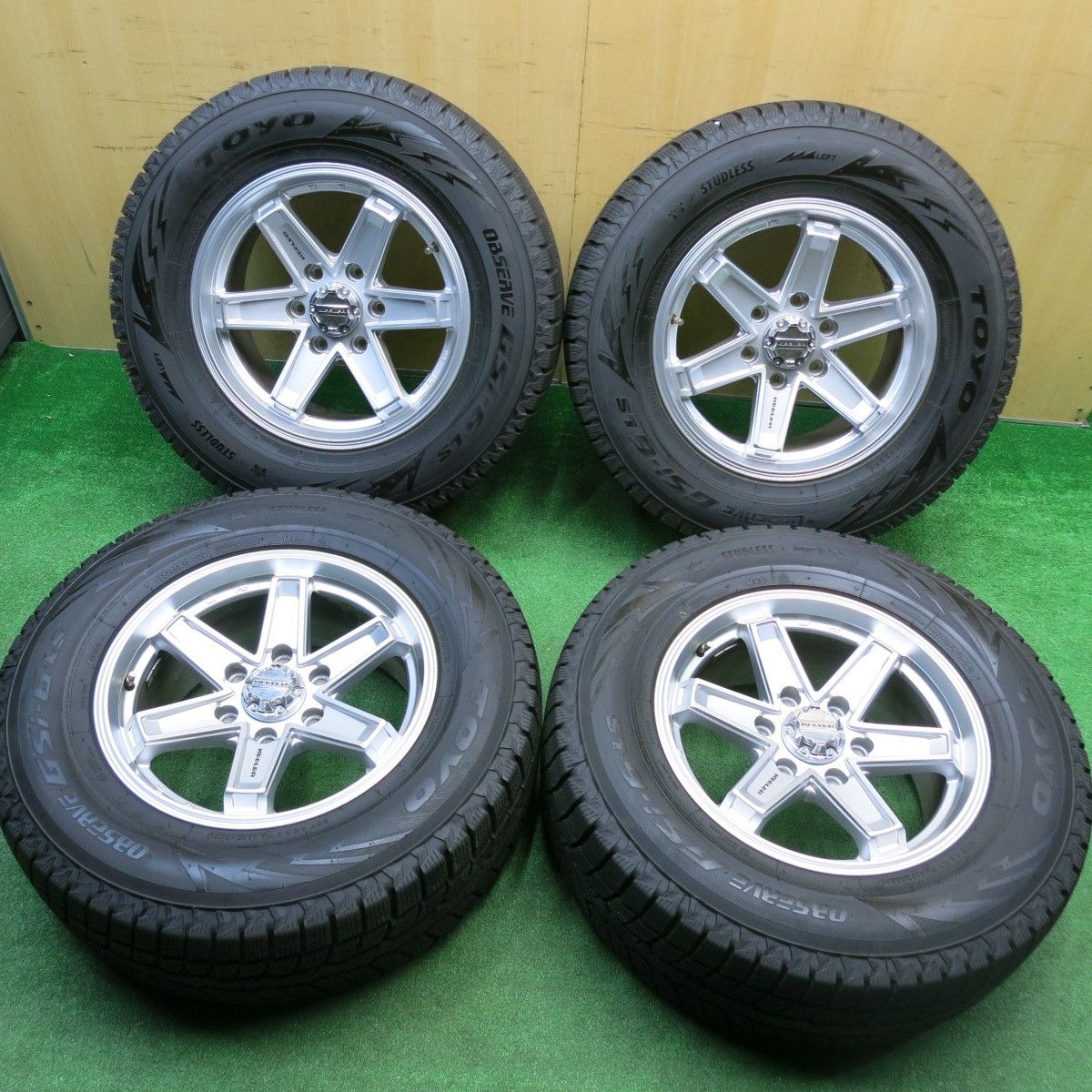 バリ溝 23年 キレイ 9 5分 KEELER 265 65 R 17 スタッドレス トーヨー オブザーブ GSi 6 LS キーラー 17インチ PCD 139 7 H ス