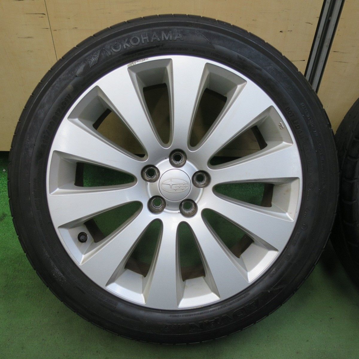 4本価格 スバル レガシィ 215 50 R 17 ヨコハマ アドバン A 10 17インチ PCD 100 5 H ノ