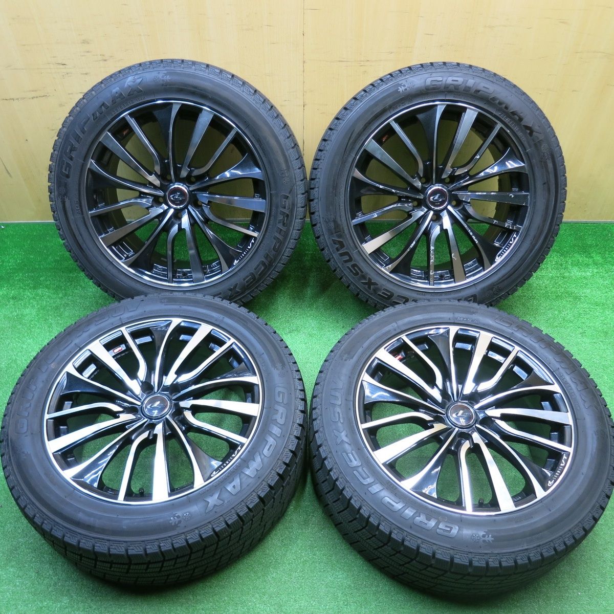 バリ溝 235⁄55R18 レオニスVT for Plus VT アルミ付スタッドレス4本 0
