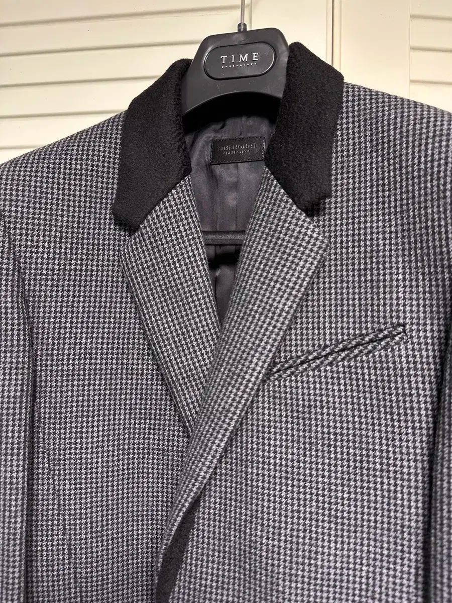 ハウンドトゥース シングルコート