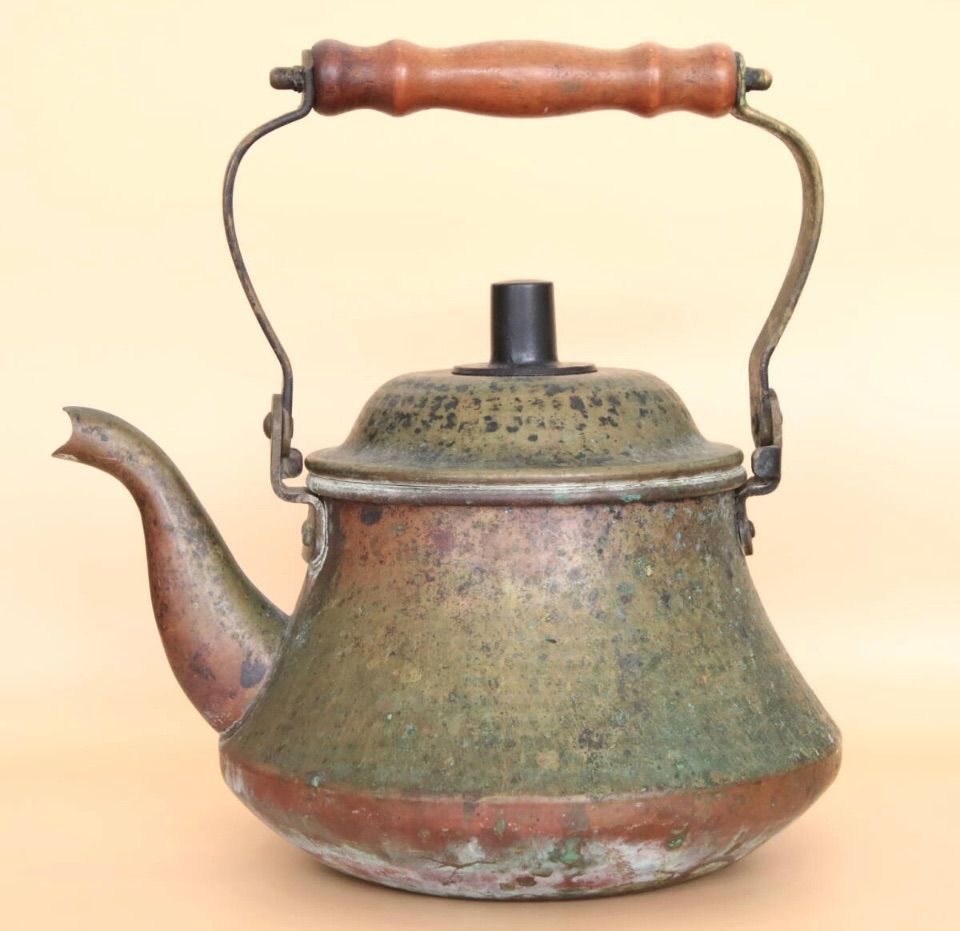 島本製作所　銅製　ケトル　やかん　鍋　純銅 SS Shimamoto 島本製作所 コッパーケトル 純銅薬缶 ベル型 ウッド