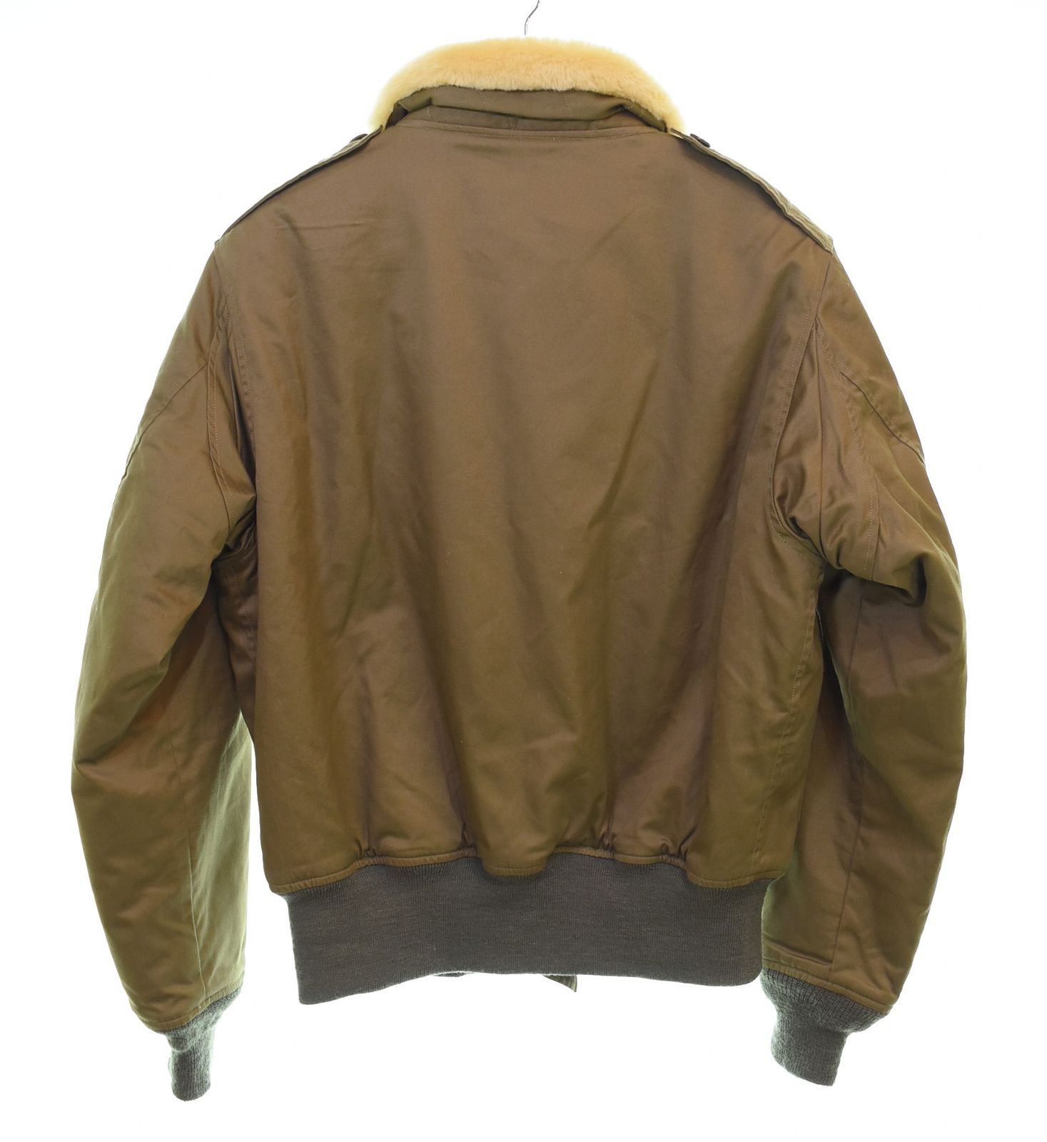 バズリクソンズ BUZZ RICKSON S type B-10 Flight Jacket フライト L.S.L. GARMENT CO. NATURAL MOUTON COLLAR BR14388 42 ジャケット カーキ 103MT-3375